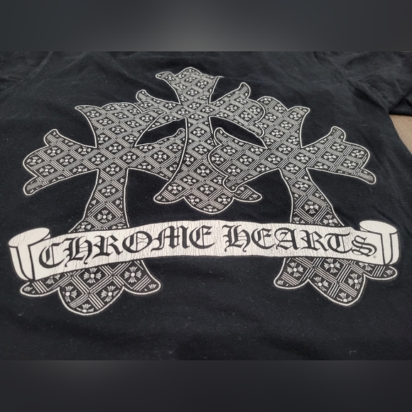 Chrome Hearts Women's Black T-Shirt - Size Small - Picture 10 of 12